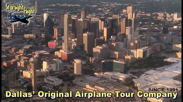 Downtown Dallas in the late afternoon