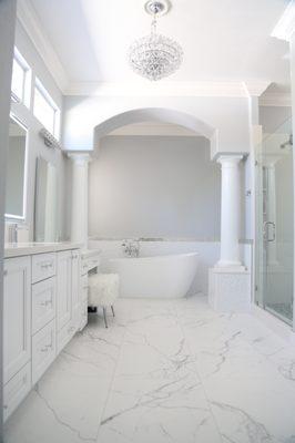 3D cloud master bathroom in Elk Grove