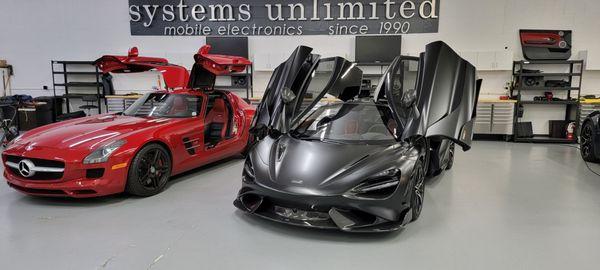 McLaren 765 LT in for Radar/Laser protection.