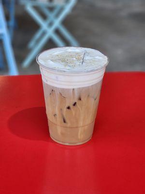 Brown sugar cookie cold brew. Not bad, but had a slight artificial taste.