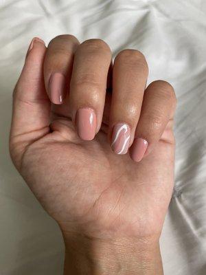 Gel manicure- $25