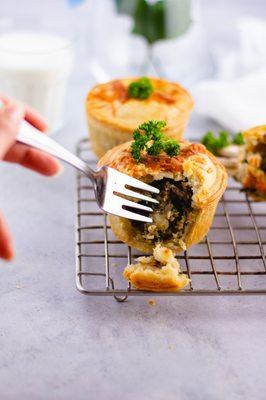 Mushroom Cheddar Knish