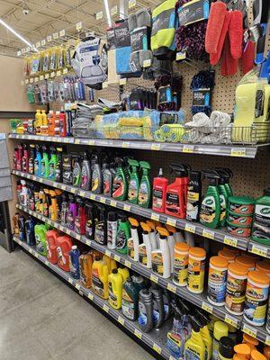 Car detailing supplies