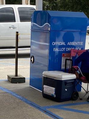 Absentee ballot drop box