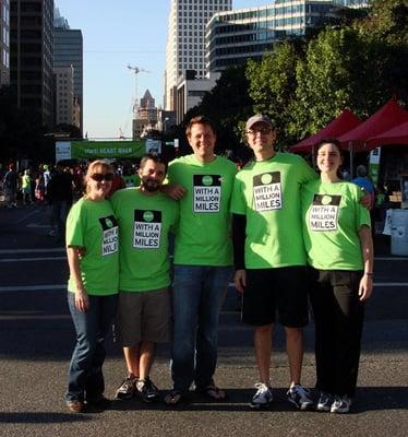 The Greening Law Firm, P.C. volunteering for the American Heart Association