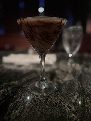 Chocolate strawberry martini