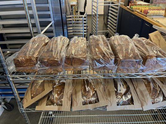 The Croissant Bread can be split up, to eat, and freeze the rest for later.