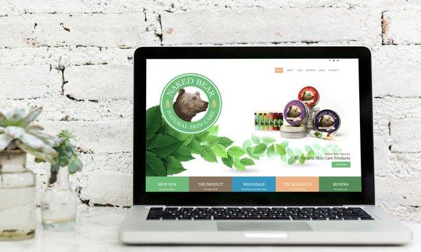 E-Commerce Website Design | Naked Bear Naturals