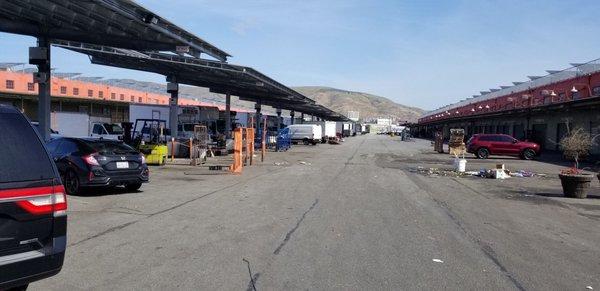 Looking through the terminal itself, just so you know it's towards the end of the San Francisco Produce Terminal.