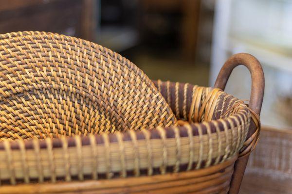 Boho plates and basket