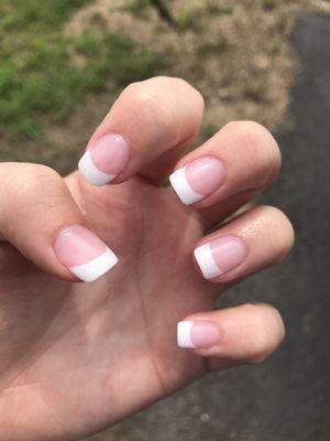 French tip SNS- done by Le!