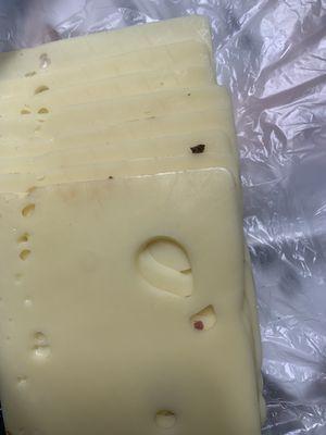 Spots on Swiss cheese