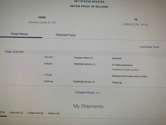 Fedex Ground Driver scan packages as delivered instead of picked up