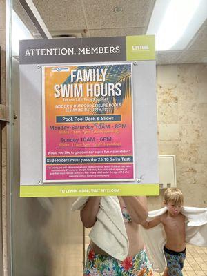 Summer Pool Hours