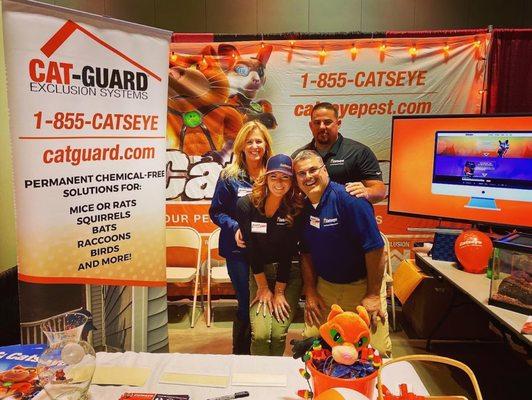 Catseye Pest Control team at The 40th Annual Connecticut Fall Home Show.