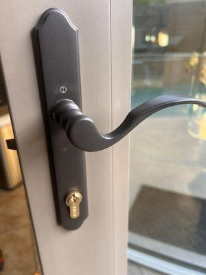 Multipoint lock installation