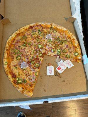 The 24 inch pizza ..