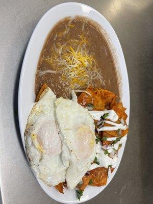 Chilaquiles rojos