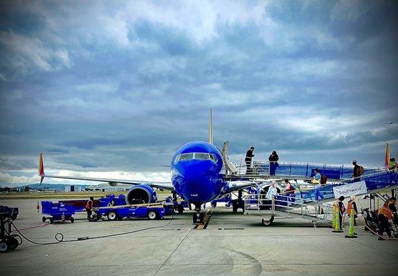 Yes, I love how you get off the plane and go to baggage claim at Long Beach. Thank you, Southwest, for the trip.