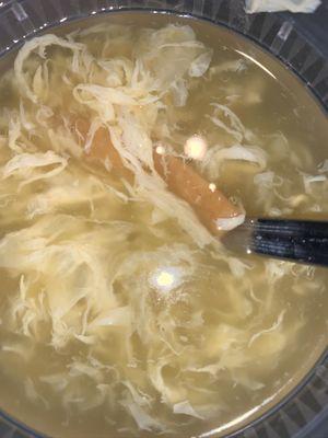 Egg drop soup! My favorite.