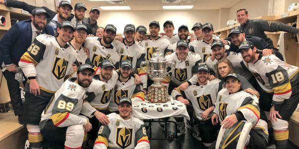 The Vegas Golden Knights won the 2018 Western Conference Championship and advanced to the Stanley Cup Finals.