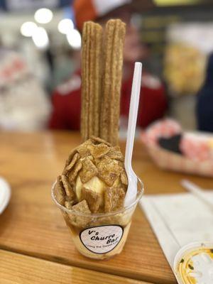 Cinnamon Toast Crunch sundae from V's Churro Bar