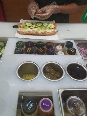 Foot long with tuna