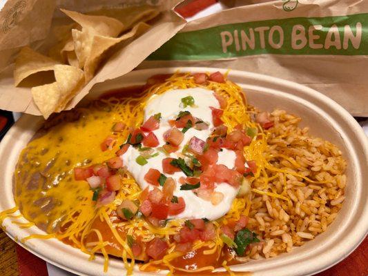 Enchilada Platter Chicken