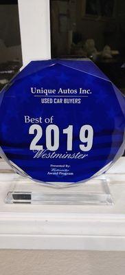 Voted Best Car Buying Service in the City of Westminster CA!