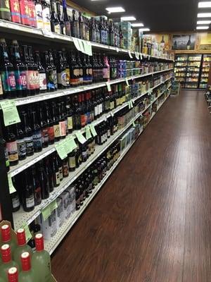 Our craft beer section