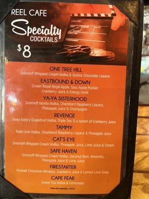 Cocktail Menu 2