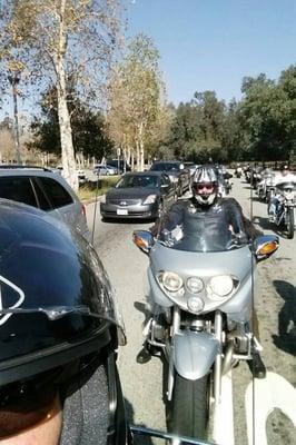 A group ride around the Hollywood sign!