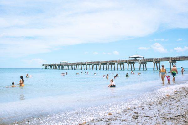 Pier and beach