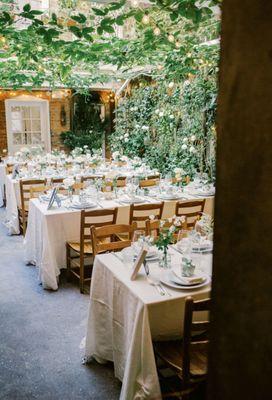 wedding at Palma's Courtyard Garden