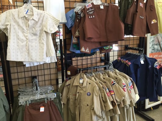 "Experienced" scout uniforms!