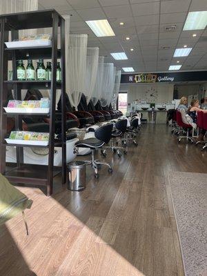 Pedicure area