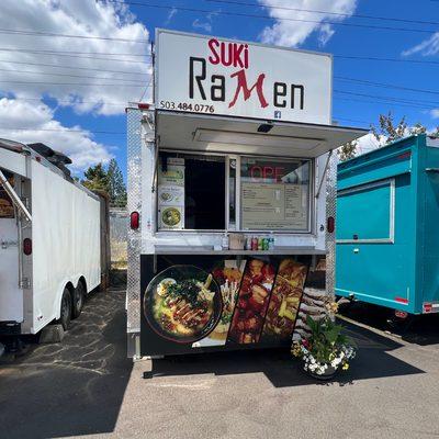 Suki Ramen, one of the food carts at Springwater Cart Park.