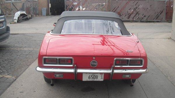 1968 Camaro restoration