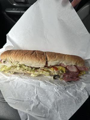 Italian sub. Loaded and delicious!