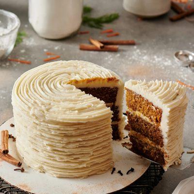 6-inch, 3-layer, Textured Sweet Potato Cake