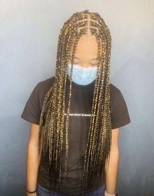 Small box braids