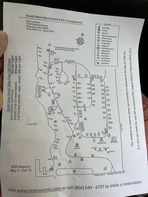 Campground map