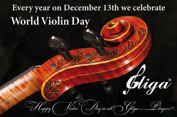 Happy Violin Day to all Gliga Players!