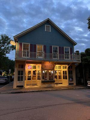 View as you approach. Front of building.