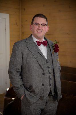 Groom in Cades Cove Missionary Baptist Church