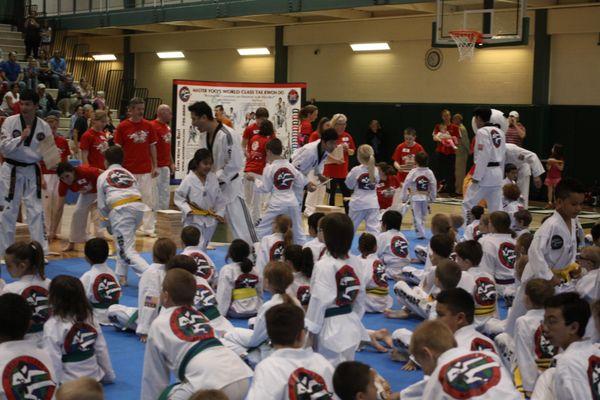 Master Yoo's Tae Kwon Do annual Board Break-a-Thon