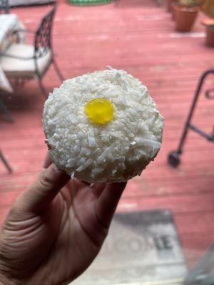 Coconut lemon cupcake