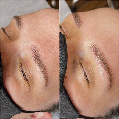 Microblading + Shading done by artist Jess Lee