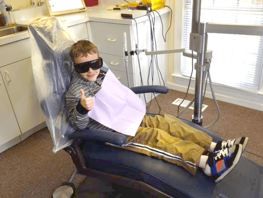 We strive to make sure our pediatric patients feel good about their trips to the dentist!