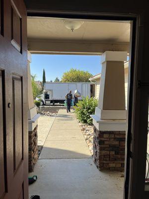 Carefully handling Zane's fridge & Taco Truck